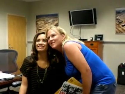 DEMI LOVATO VIP MEETING AT 8-1-10 1281