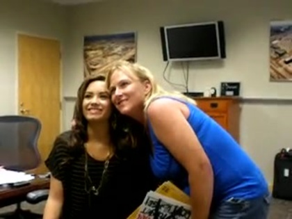 DEMI LOVATO VIP MEETING AT 8-1-10 1291