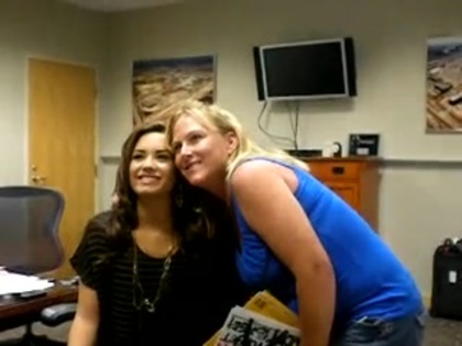 DEMI LOVATO VIP MEETING AT 8-1-10 1299