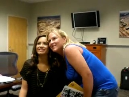 DEMI LOVATO VIP MEETING AT 8-1-10 1307