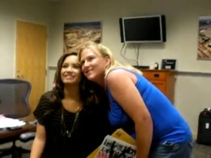 DEMI LOVATO VIP MEETING AT 8-1-10 1317