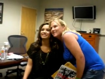 DEMI LOVATO VIP MEETING AT 8-1-10 1364