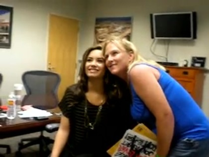 DEMI LOVATO VIP MEETING AT 8-1-10 1371