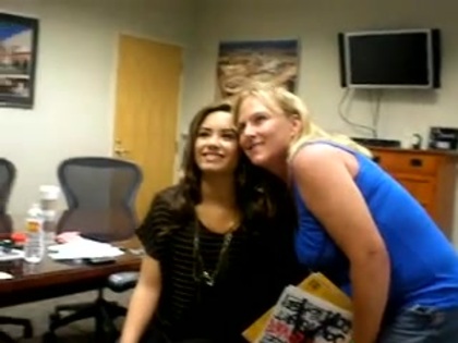 DEMI LOVATO VIP MEETING AT 8-1-10 1377