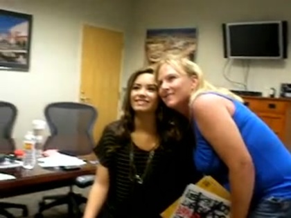 DEMI LOVATO VIP MEETING AT 8-1-10 1382