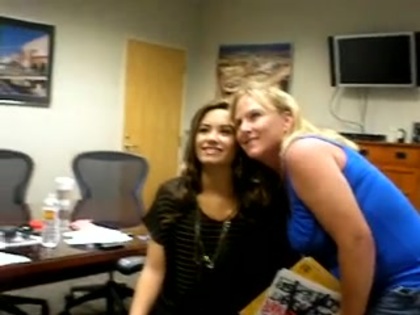 DEMI LOVATO VIP MEETING AT 8-1-10 1390