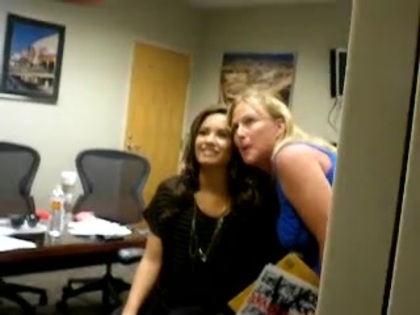 DEMI LOVATO VIP MEETING AT 8-1-10 1468