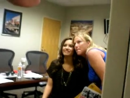 DEMI LOVATO VIP MEETING AT 8-1-10 1479