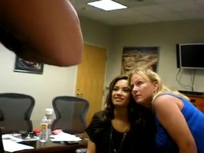 DEMI LOVATO VIP MEETING AT 8-1-10 1679
