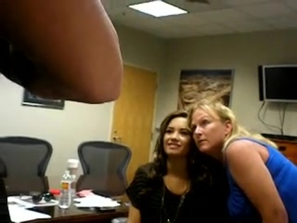 DEMI LOVATO VIP MEETING AT 8-1-10 1692