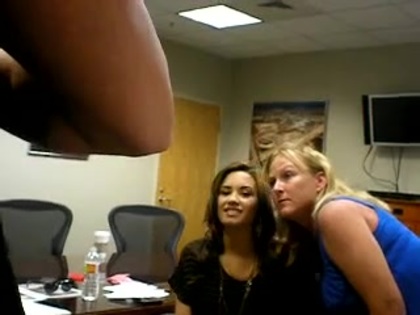 DEMI LOVATO VIP MEETING AT 8-1-10 1731 DEMI LOVATO VIP MEETING AT 8-1-10 1731