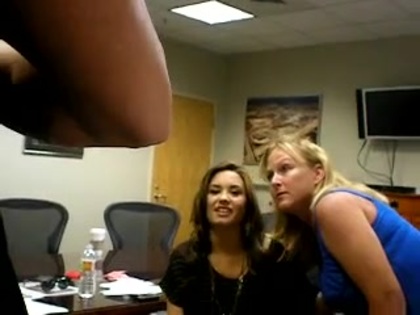 DEMI LOVATO VIP MEETING AT 8-1-10 1755 DEMI LOVATO VIP MEETING AT 8-1-10 1755
