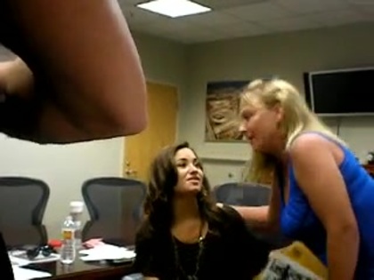 DEMI LOVATO VIP MEETING AT 8-1-10 1797 DEMI LOVATO VIP MEETING AT 8-1-10 1797