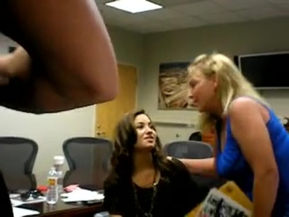 DEMI LOVATO VIP MEETING AT 8-1-10 1801 DEMI LOVATO VIP MEETING AT 8-1-10 1801