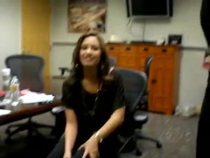 DEMI LOVATO VIP MEETING AT 8-1-10 2071