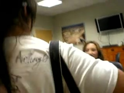 DEMI LOVATO VIP MEETING AT 8-1-10 2151