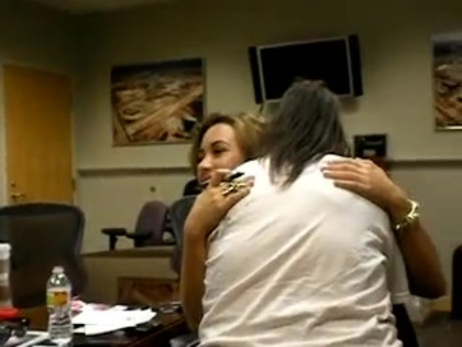 DEMI LOVATO VIP MEETING AT 8-1-10 2816 DEMI LOVATO VIP MEETING AT 8-1-10 2816