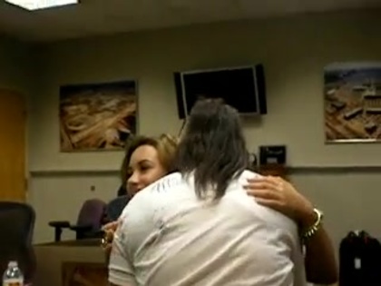 DEMI LOVATO VIP MEETING AT 8-1-10 2864 DEMI LOVATO VIP MEETING AT 8-1-10 2864