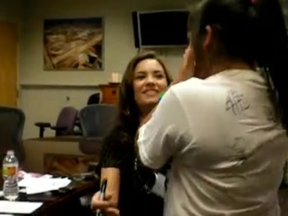 DEMI LOVATO VIP MEETING AT 8-1-10 2923 DEMI LOVATO VIP MEETING AT 8-1-10 2923