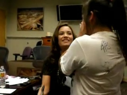 DEMI LOVATO VIP MEETING AT 8-1-10 2926 DEMI LOVATO VIP MEETING AT 8-1-10 2926