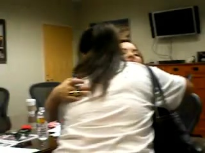 DEMI LOVATO VIP MEETING AT 8-1-10 2283