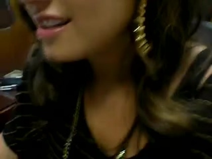 DEMI LOVATO VIP MEETING AT 8-1-10 4612