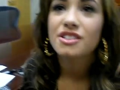 DEMI LOVATO VIP MEETING AT 8-1-10 4904