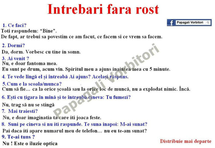 Intrebari.....