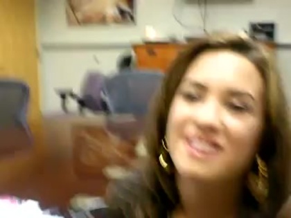 DEMI LOVATO VIP MEETING AT 8-1-10 5584