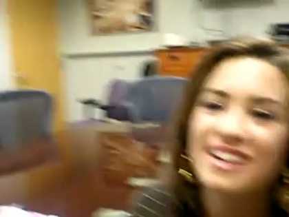 DEMI LOVATO VIP MEETING AT 8-1-10 5589