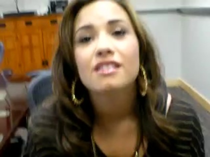 DEMI LOVATO VIP MEETING AT 8-1-10 5133