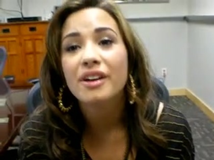 DEMI LOVATO VIP MEETING AT 8-1-10 5217