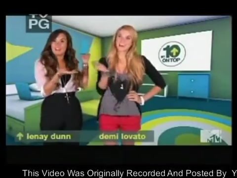 Demi Lovato Hosting MTVs 10 On Top 0088