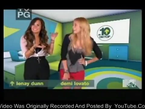 Demi Lovato Hosting MTVs 10 On Top 0106