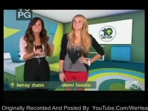 Demi Lovato Hosting MTVs 10 On Top 0122 - Demilush - Hosting MTVs 10 On Top Part oo1