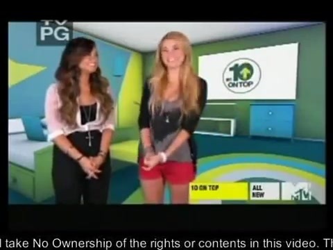 Demi Lovato Hosting MTVs 10 On Top 0237