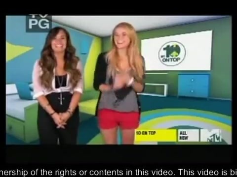 Demi Lovato Hosting MTVs 10 On Top 0258