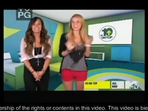 Demi Lovato Hosting MTVs 10 On Top 0260