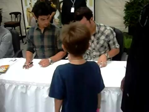 Meeting the Jonas Brothers and Demi Lovato at Walmart 0062