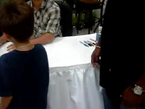 Meeting the Jonas Brothers and Demi Lovato at Walmart 0160