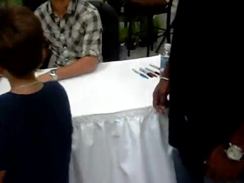 Meeting the Jonas Brothers and Demi Lovato at Walmart 0164