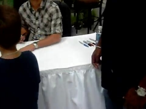 Meeting the Jonas Brothers and Demi Lovato at Walmart 0167