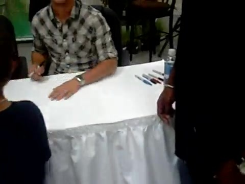 Meeting the Jonas Brothers and Demi Lovato at Walmart 0172