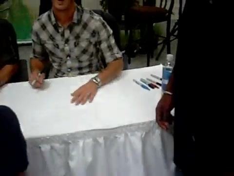 Meeting the Jonas Brothers and Demi Lovato at Walmart 0180