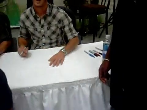 Meeting the Jonas Brothers and Demi Lovato at Walmart 0181