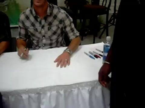 Meeting the Jonas Brothers and Demi Lovato at Walmart 0186