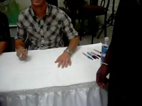 Meeting the Jonas Brothers and Demi Lovato at Walmart 0187
