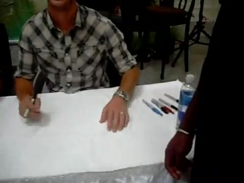 Meeting the Jonas Brothers and Demi Lovato at Walmart 0199