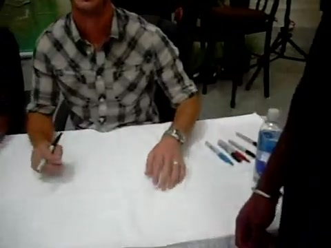 Meeting the Jonas Brothers and Demi Lovato at Walmart 0203