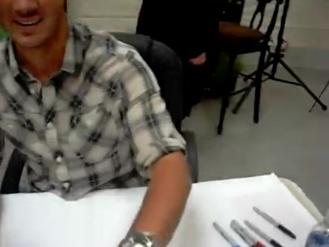 Meeting the Jonas Brothers and Demi Lovato at Walmart 0232